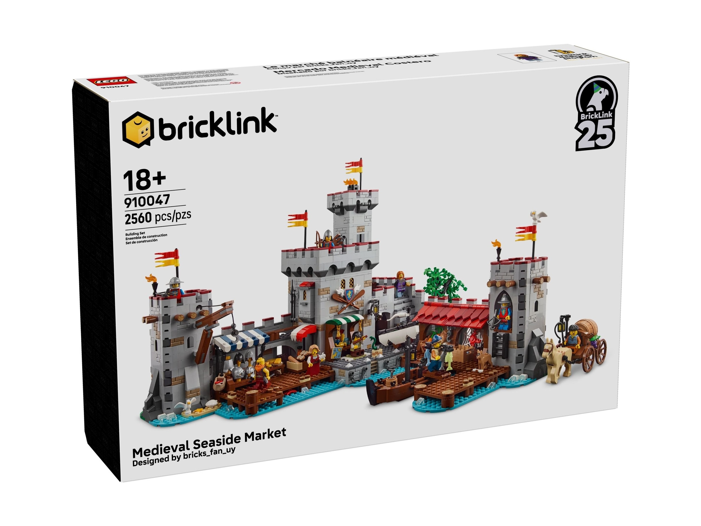 LEGO BrickLink Designer - Średniowieczny nadmorski rynek