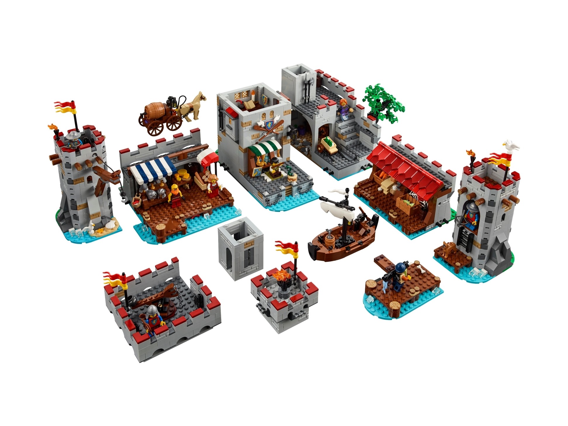 LEGO BrickLink Designer - Średniowieczny nadmorski rynek